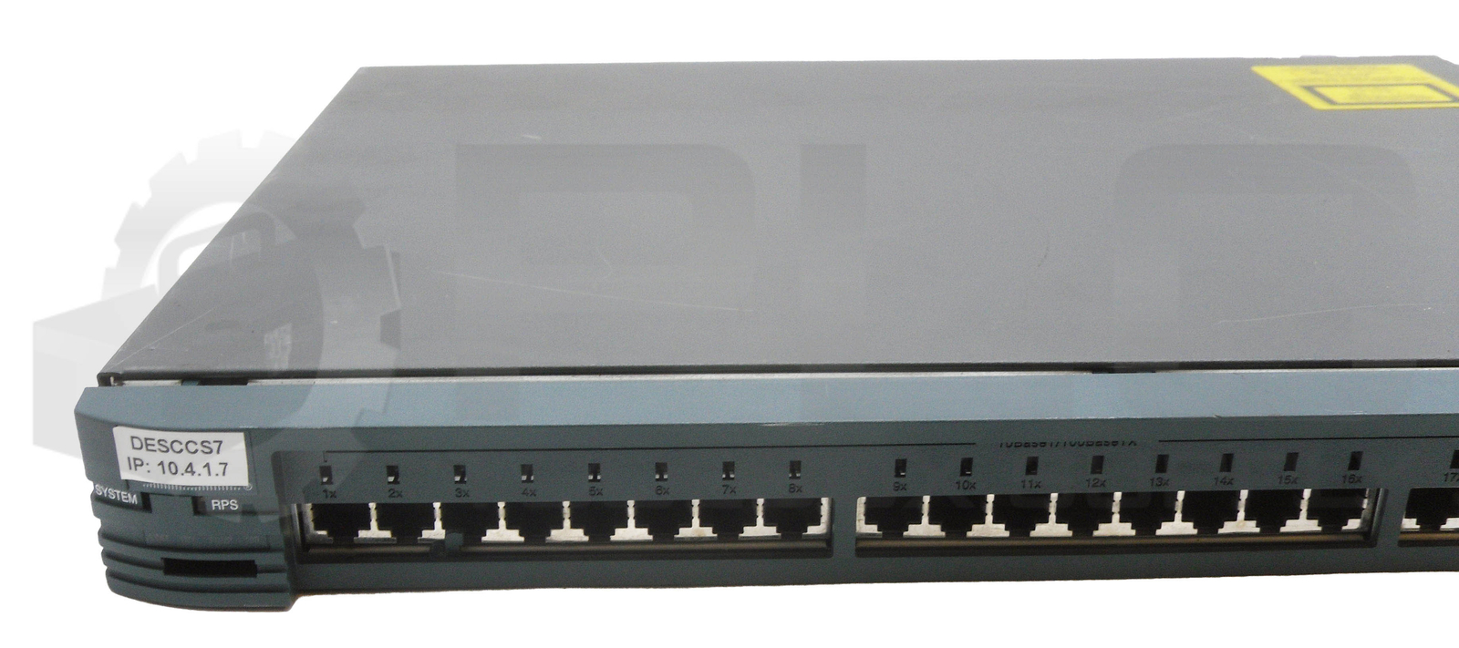 CISCO WS-C2924C-XL CATALYST ETHERNET SWITCH 100-127/200-240V 1.2A/0.7A 24PORT
