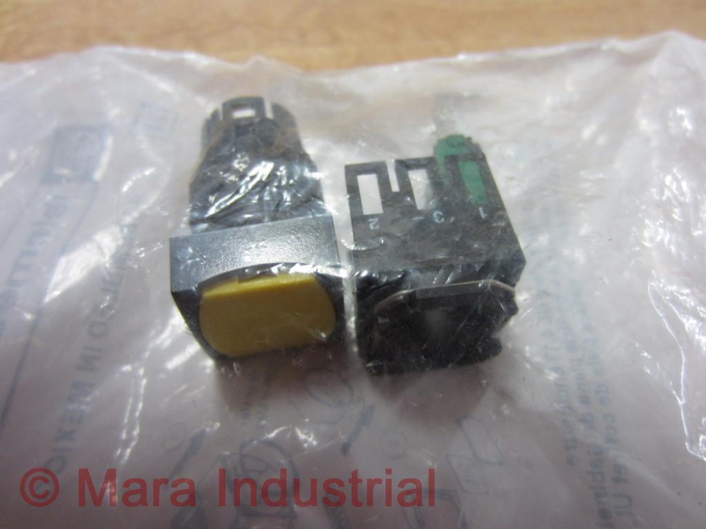 Telemecanique XB6CA51B Pushbutton 240Vac 1.5Amp (Pack of 3)