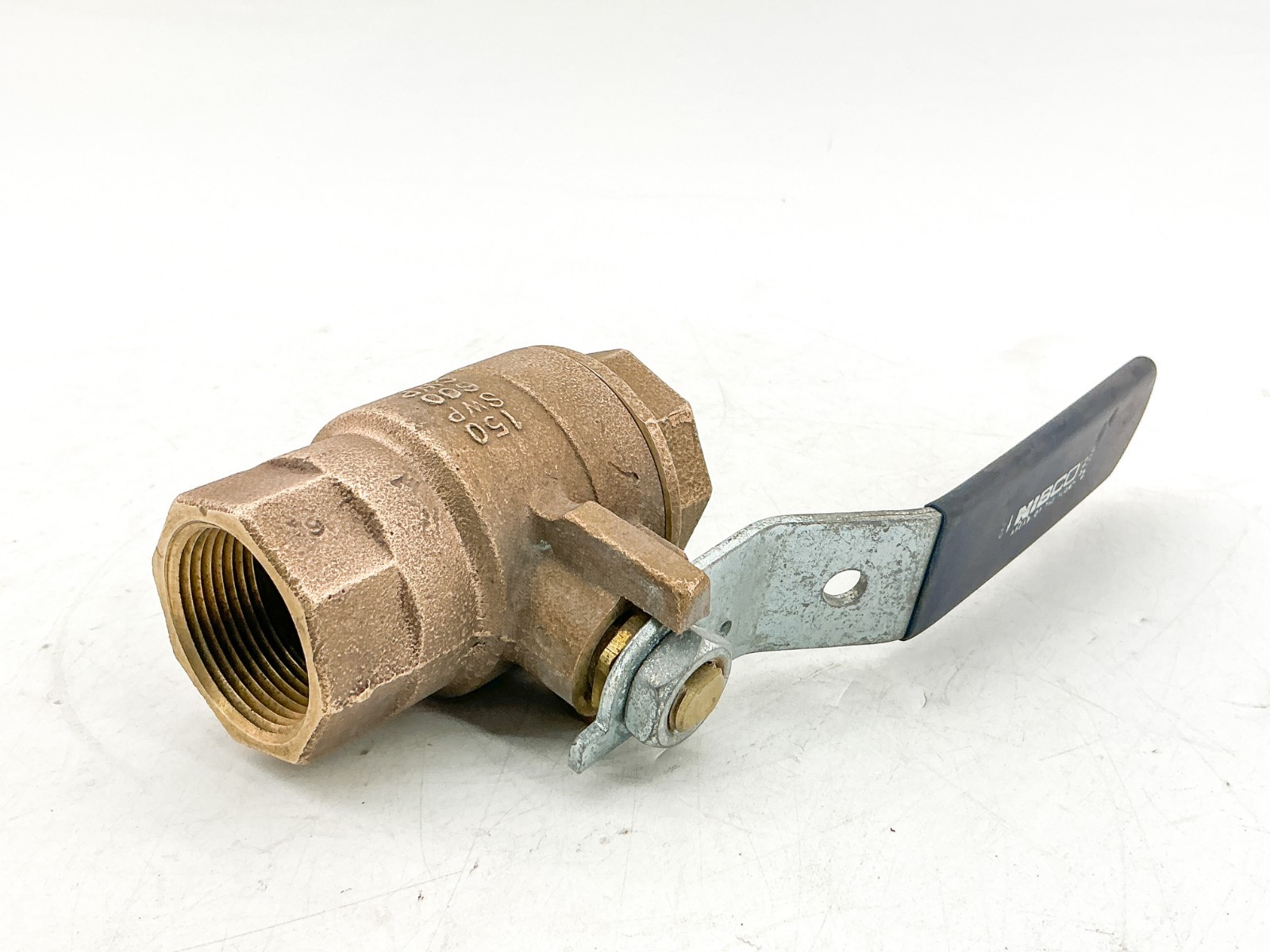 New Nibco T-585-70 Two-Piece Ball Valve 1-1/4″ Bronze 600WOG – No Box