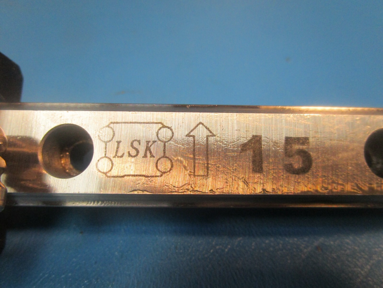 LSK, GL20CA2T711 2IIPZ2, TWO GL20CA Linear Square Slider Blocks on a 711mm Rail