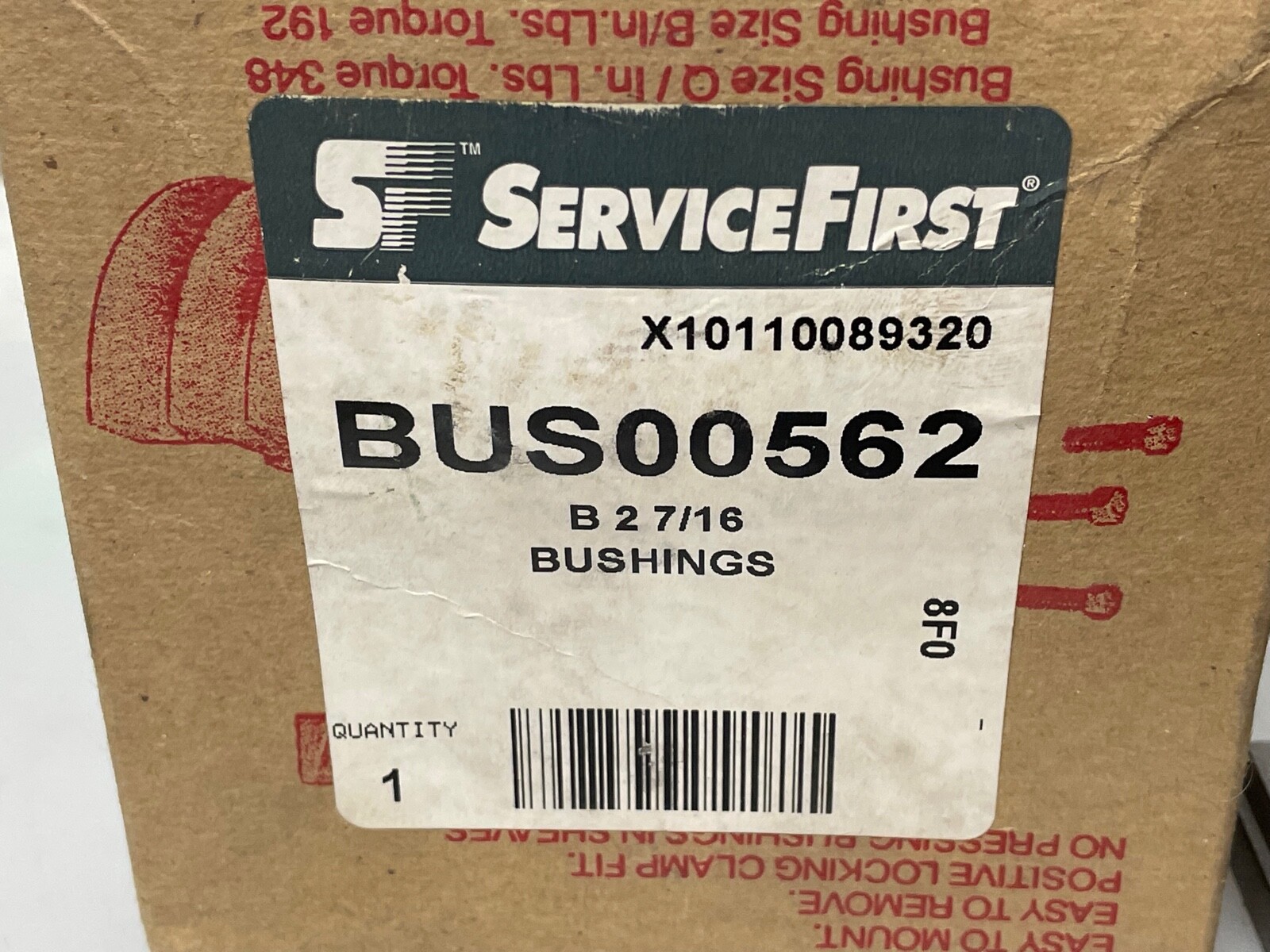 Service First BUS00562 Bushing 2-7/16