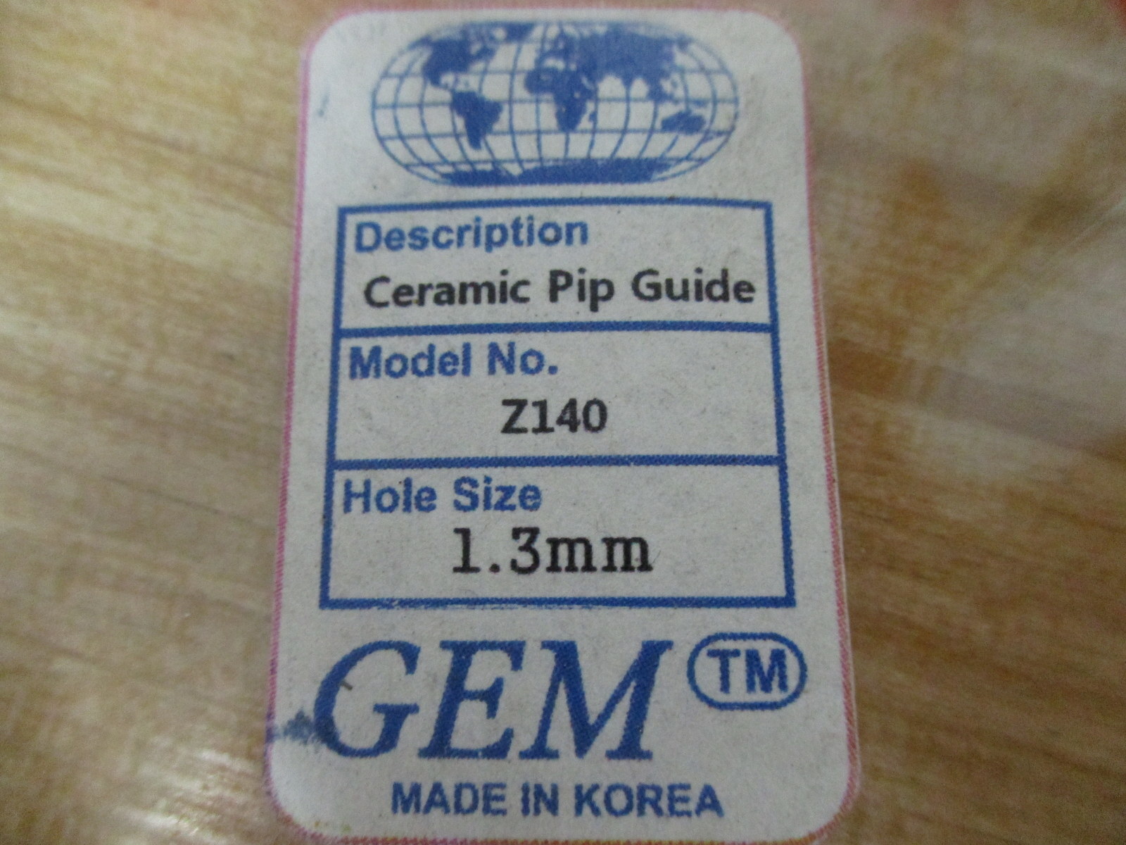 GEM Z140 1.3mm Ceramic Pipe Guide Z140-13