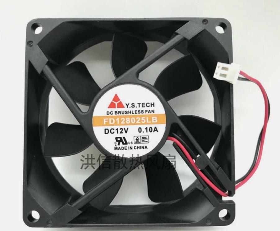 1pcs Y.S.TECH FD128025LB DC12V 0.10A 80*25MM 8025 cooling fan