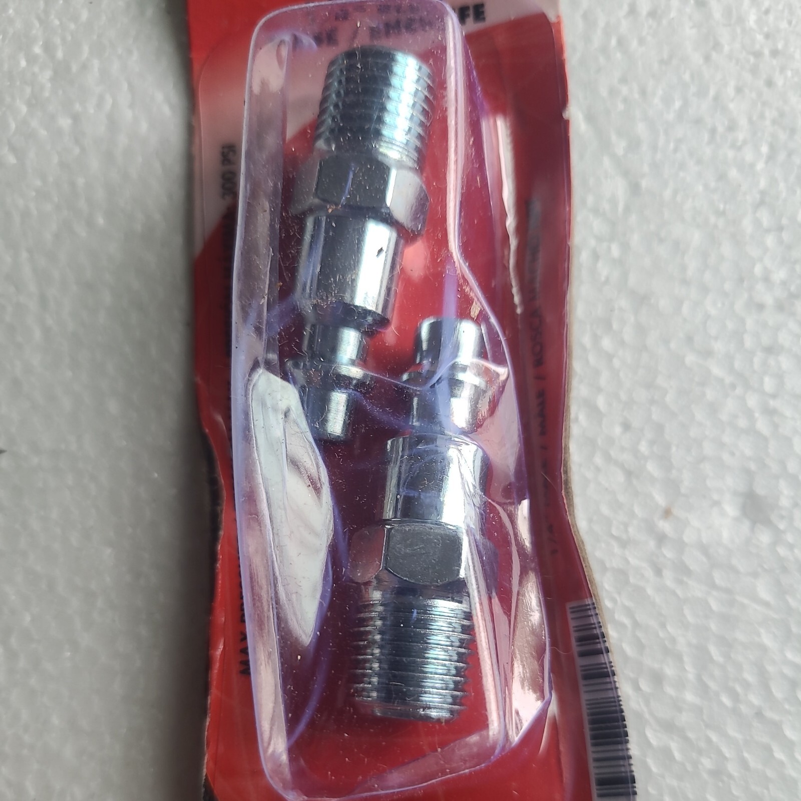 Forney Air Fitting Plug 1/4″ x 1/4″ MNPT 75600, Package dented