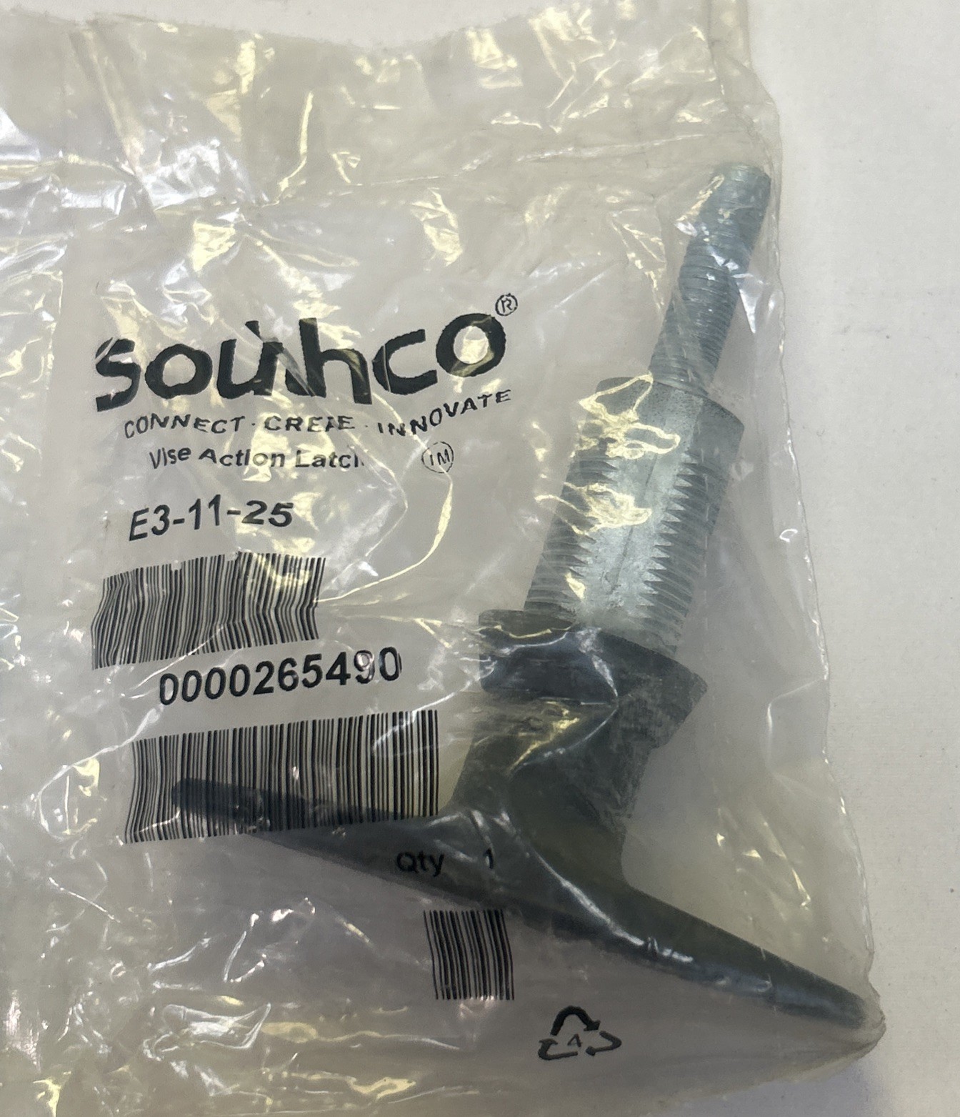 SOUTHCO,E3-11-15,VISE ACTION HAND OPERATED COMPRESSION LATCH W/ T-HANDLE HEAD