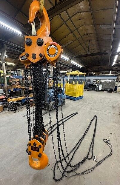 HARRINGTON CB400 40 TON HAND CHAIN HOIST 12′ LIFT