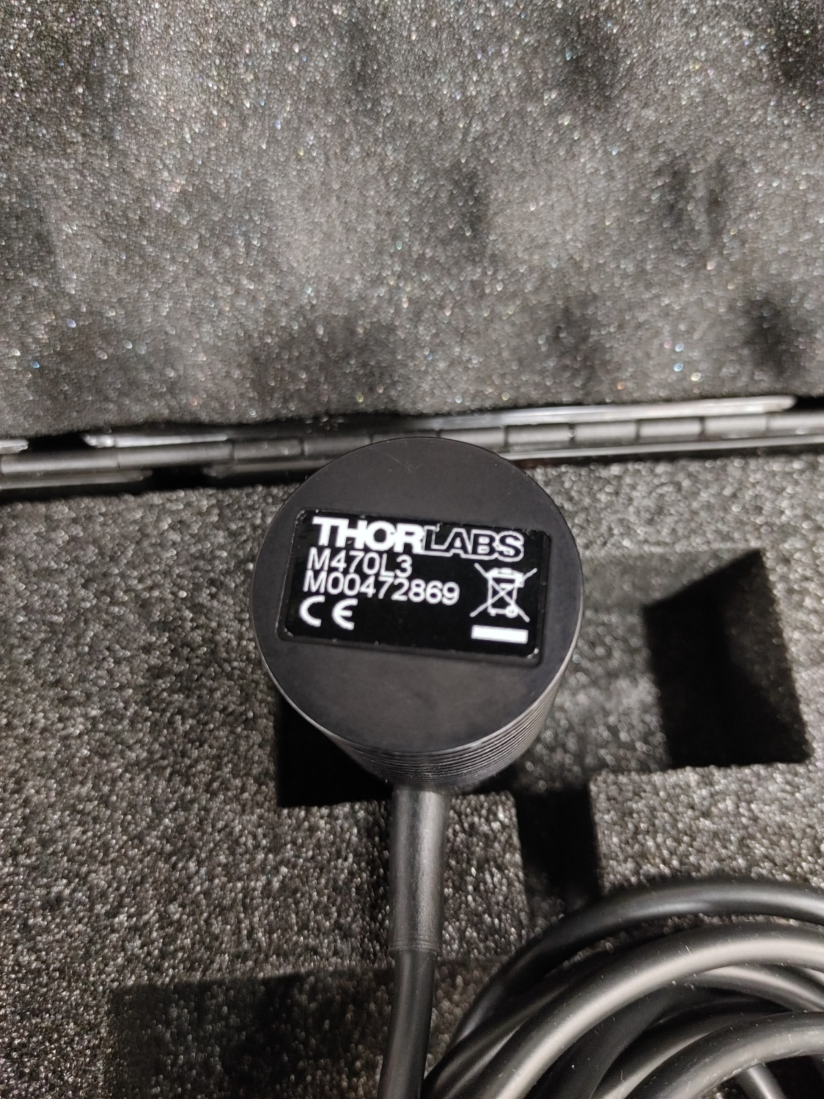 THORLABS M470L3 470 nm 650 mW 1000 mA Mounted LED w Lens Tube and Optic Filter