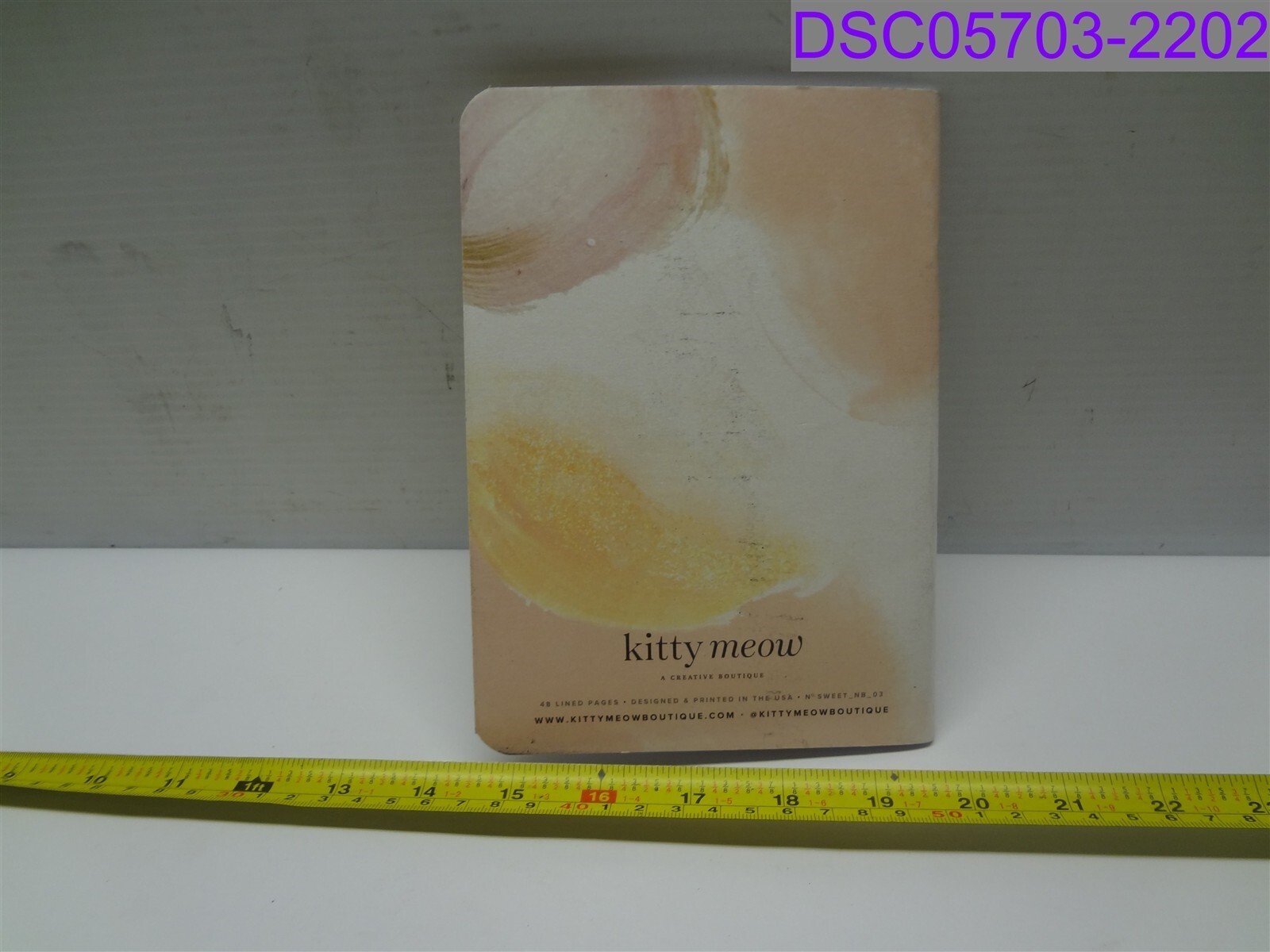 Kitty Meow Secret Sauce & Action Plan Inspirational Notebook Dirty from Handling