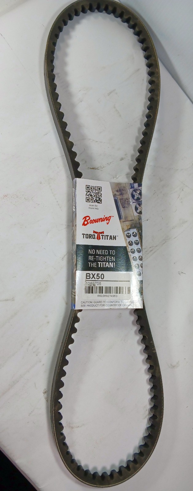 1 NEW BROWNING BX50 TORO TITAN NOTCHED V-BELT NNB ***MAKE OFFER***