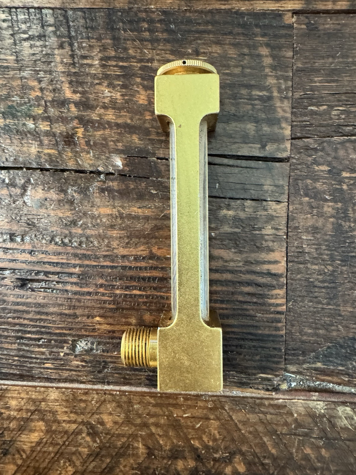 VTG GITS Liquid Level Gauge With Sight Glass- 4 7/8″ Tall Flow Meter Aluminum