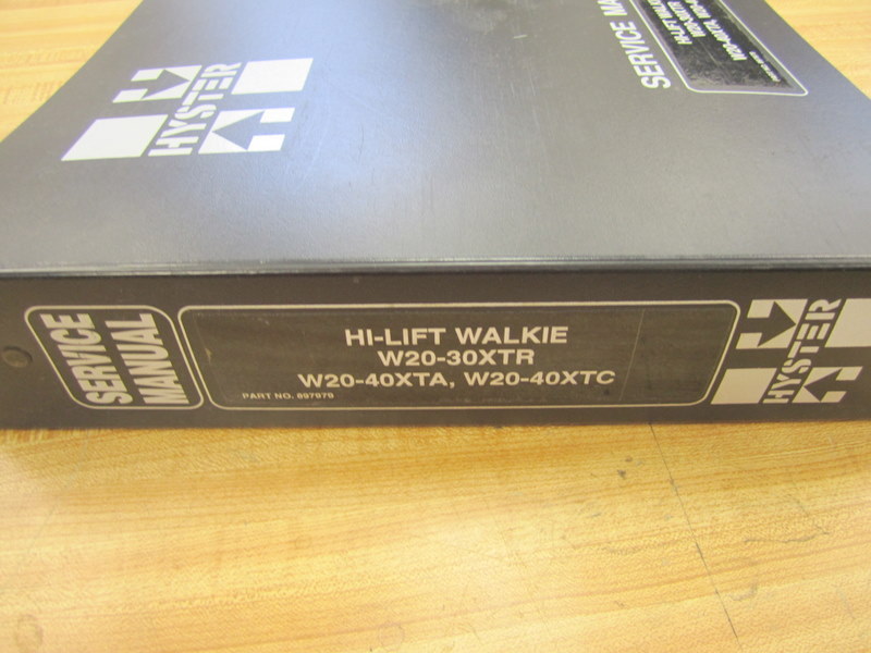 Hyster 897979 HI-Lift Walkie Manual Hy-897979