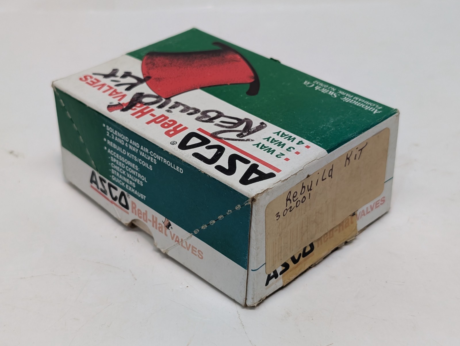 6 Assorted Asco Red Hat Valve Rebuild Kits: 8262/63;072282;302925;082983;302001