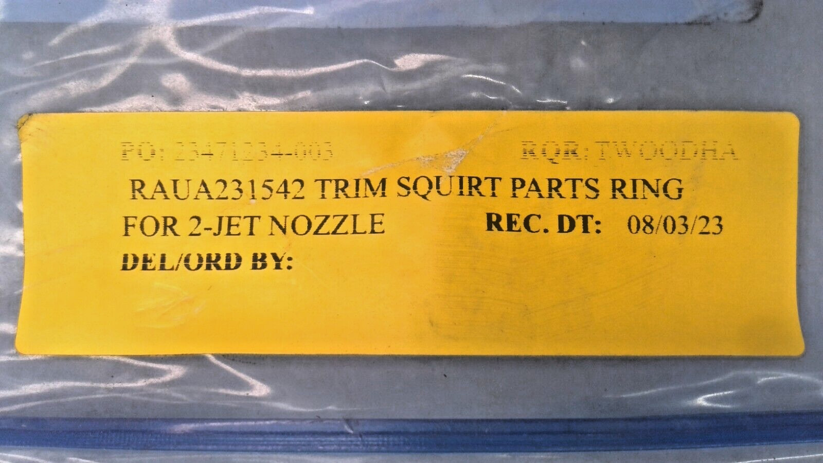 WESTROCK MILL RING FOR 2-JET NOZZLE RAUA231542