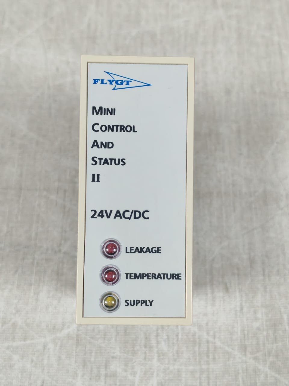 FLYGT MINI CONTROL AND STATUS II P/N 835857 VER.96001 PUMP SENSOR MONITOR 24VDC