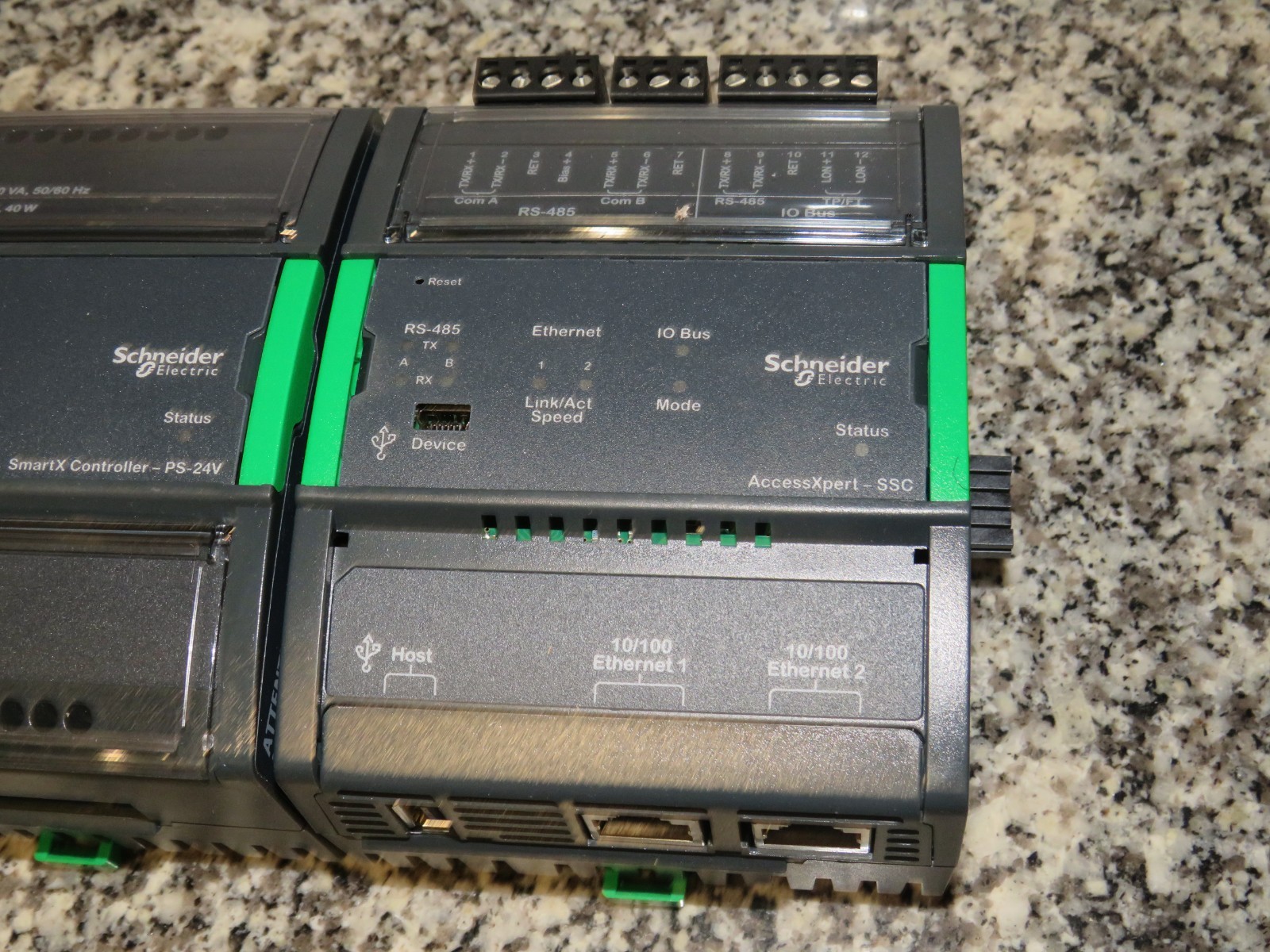 SCHNEIDER ELECTRIC PS-24 SMARTX CONTROLLER TB-PS-W1 BASE, AX-SSC TB-ASP-W1 BASE