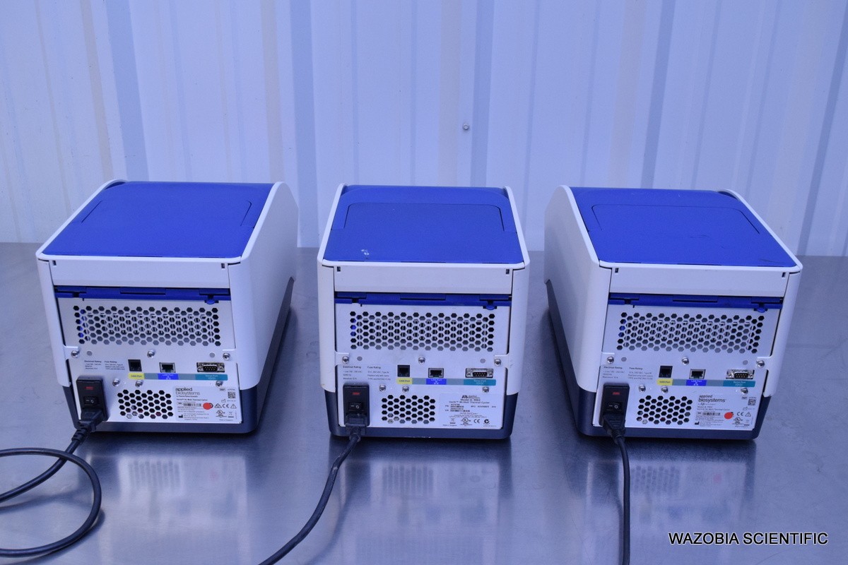 LOT OF 3 AB APPLIED BIOSYSTEMS 9902 VERTI 96 WELL THERMAL CYCLER PCR 4375786