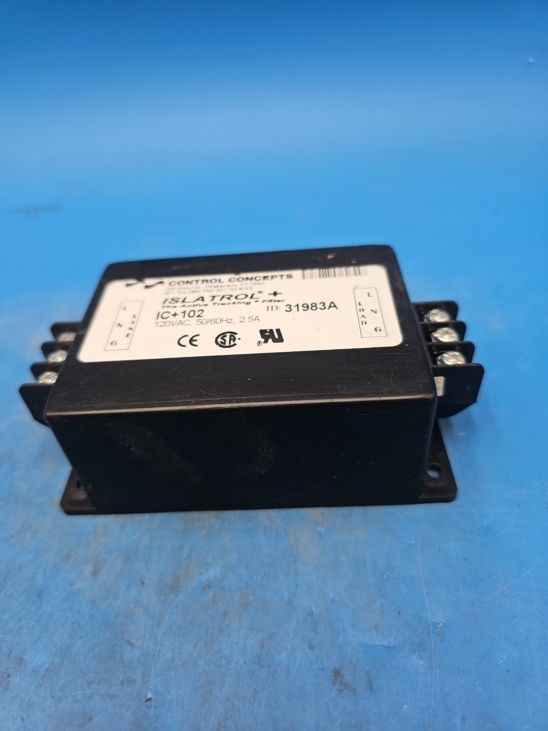 CONTROL CONCEPTS IC+102 Active Tracking Filter Module