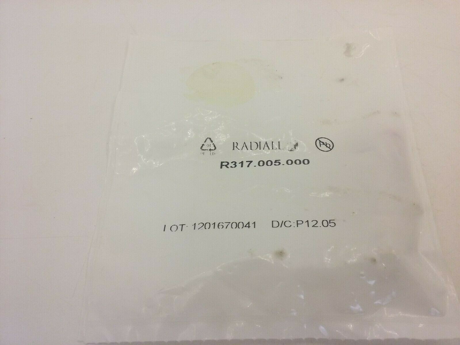RADIALL R317.005.000 RF COAXIAL CONNECTOR PLUG SHV JACK 50 OHMS NIB