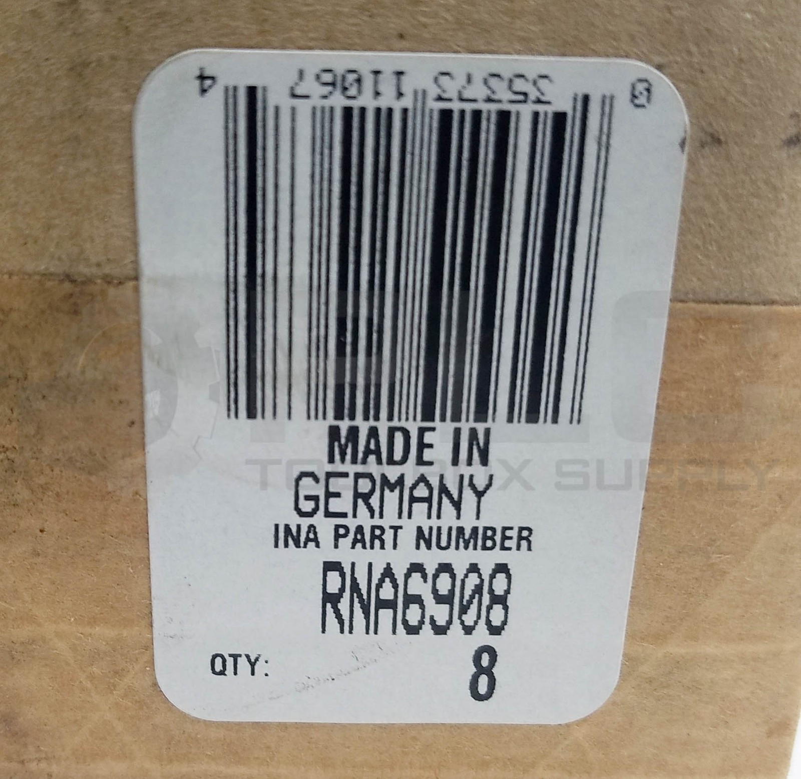 BOX OF 8 NEW INA RNA6908 NEEDLE ROLLER BEARING 48 x 62 x 40mm