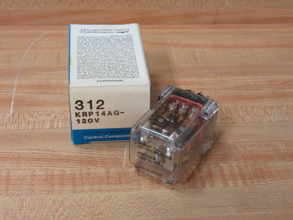 Potter & Brumfield KRP-14AG-120V AC Relay KRP-14AG-120VAC