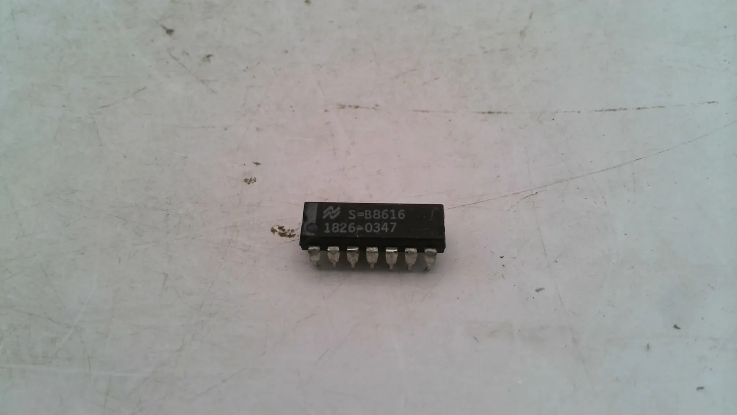 NATIONAL SEMICONDUCTOR SB8616 LOGIC IC DIP 1826-0347