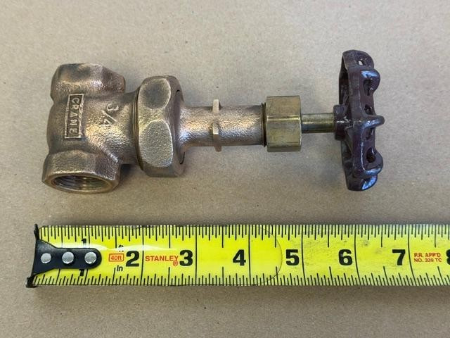 CRANE 3/4″ NPT 431-UB 150S 300 CWP BRONZE GATE VALVE