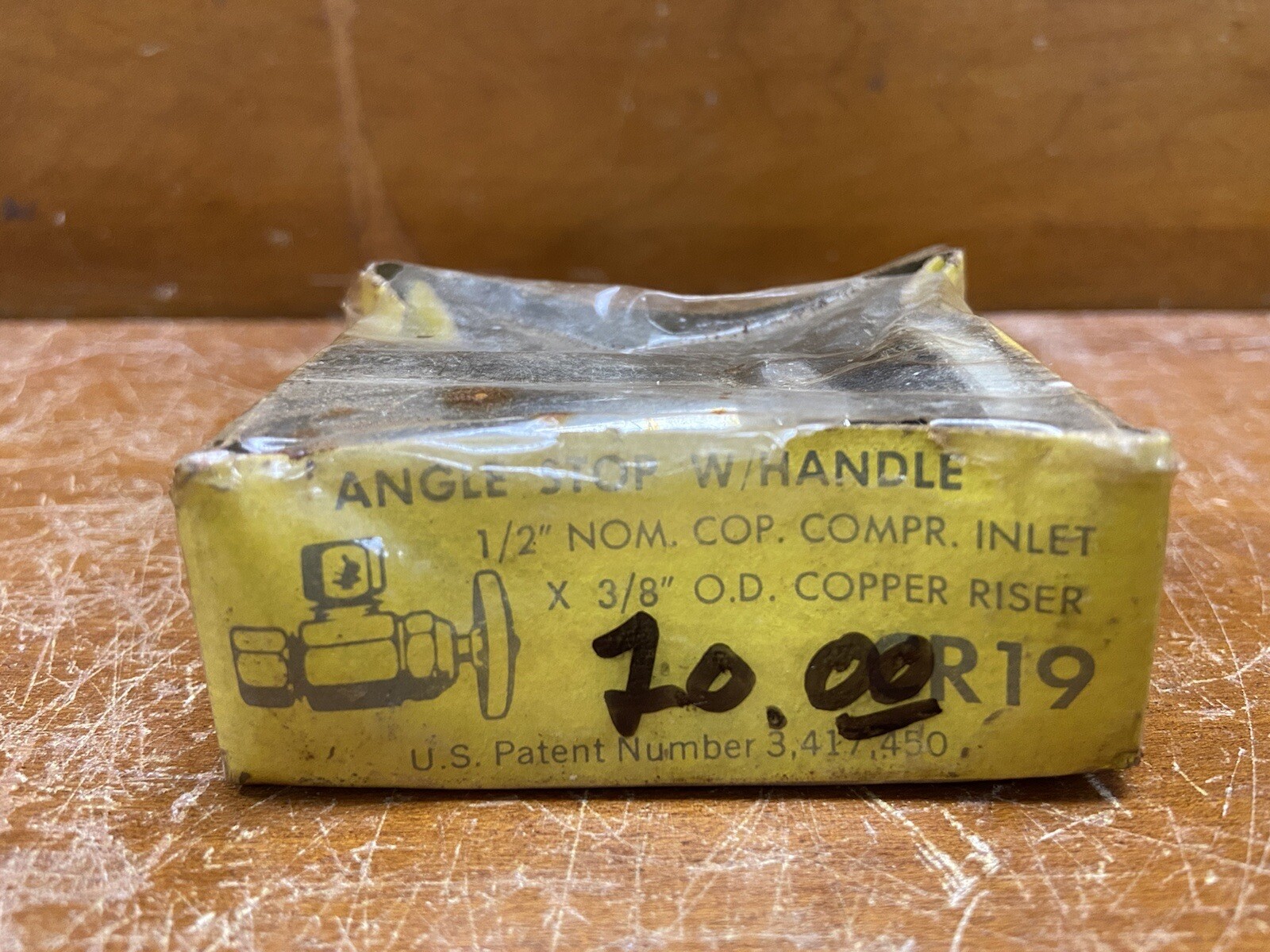 NEW Brass Craft Angle Stop Valve Speedway 1-Piece