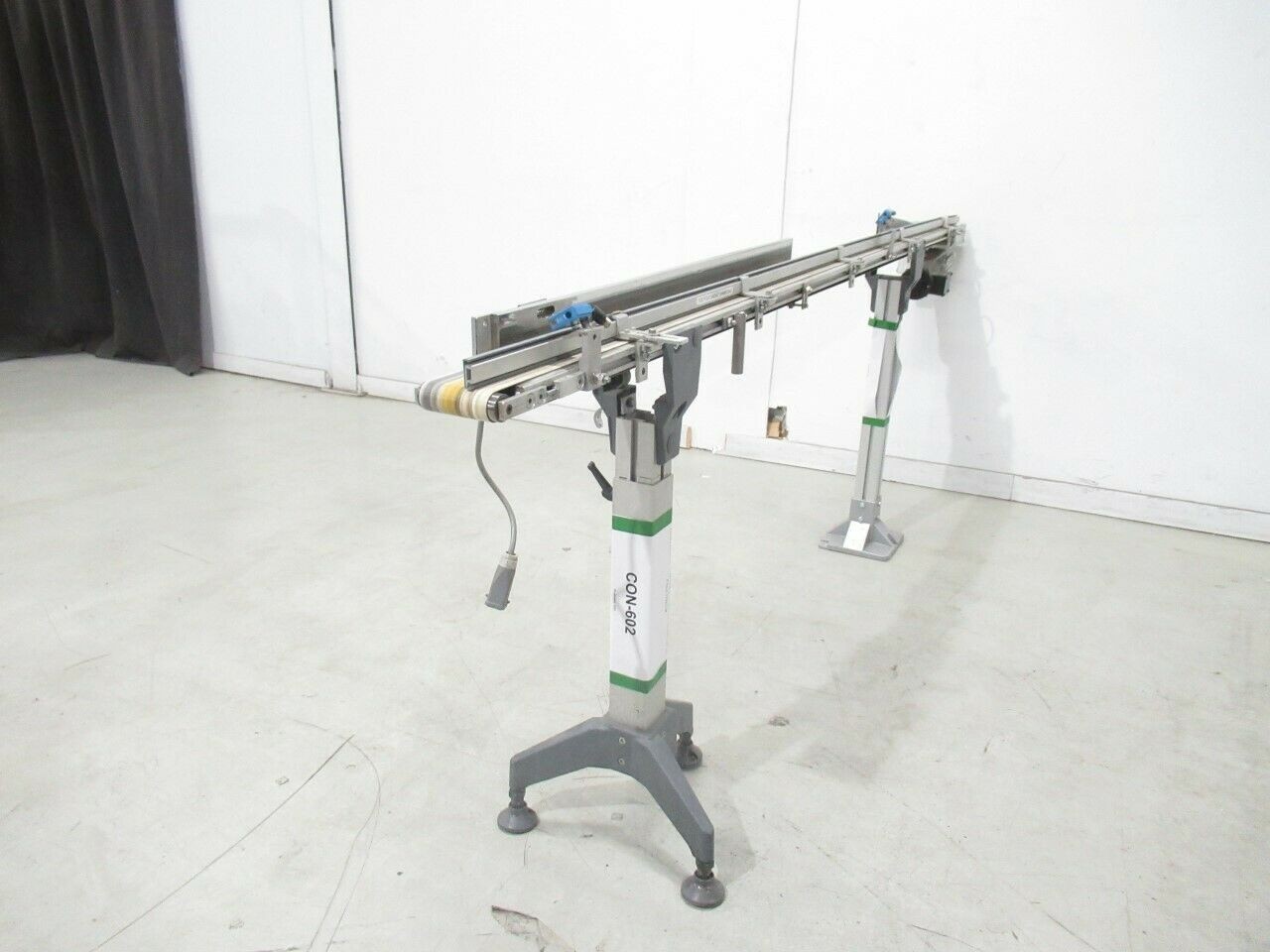 Flat Belt Conveyor Dim 99 1/4L X 3 3/4W  X 34 H Inches