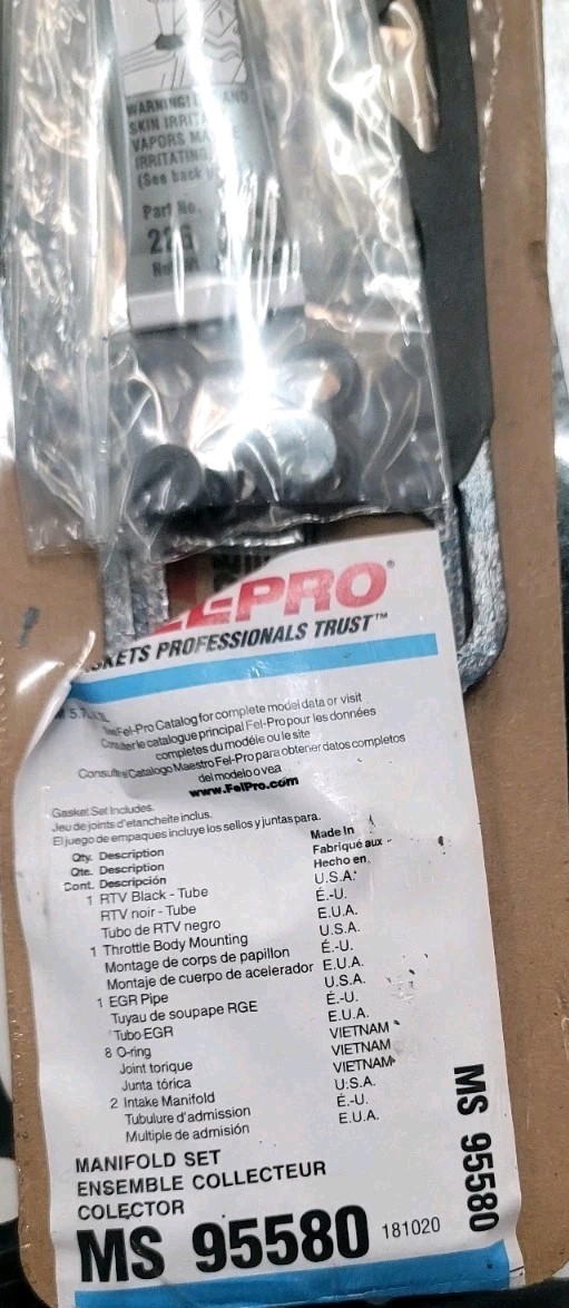 FEL-PRO MS 95580 Intake Manifold Gasket Set