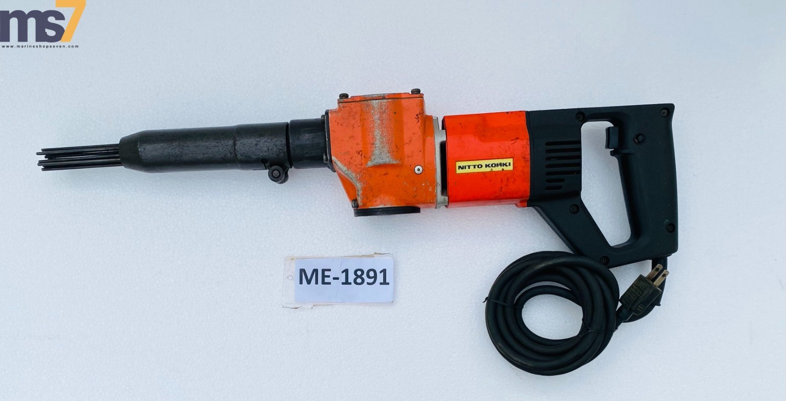 NITTO KOHKI EJC-32A ELECTRIC JET CHISEL MULTI NEEDLE SCALER 100 VAC