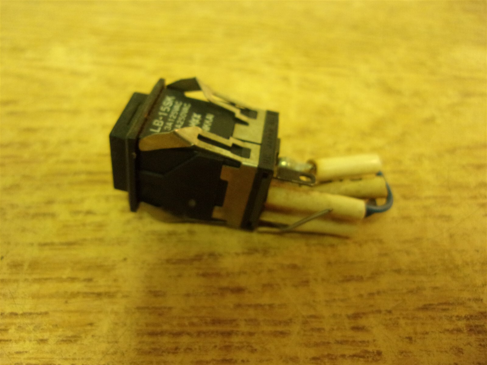 Nikkai LB-15SK Black Push Button Switch *FREE SHIPPING*