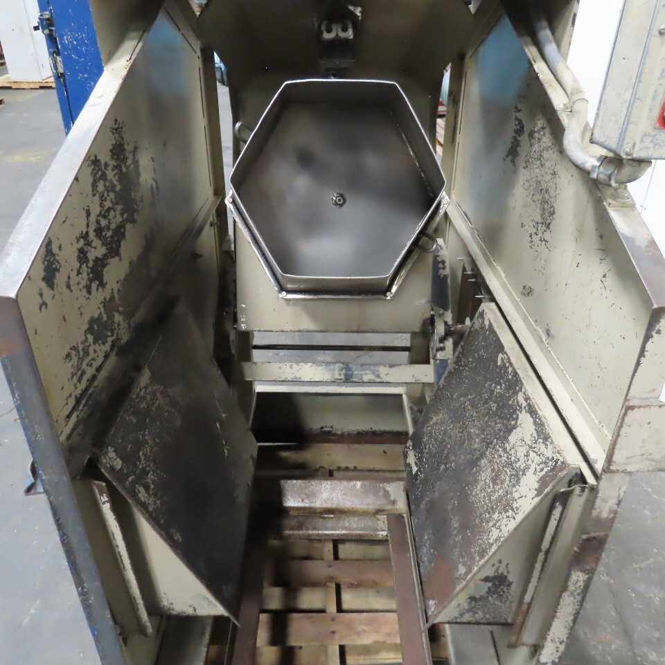 Rampe TC-1 V Conical Tilting Abrasive Media Tumbler 480V 3Ph 12″ x 17″D Barrel