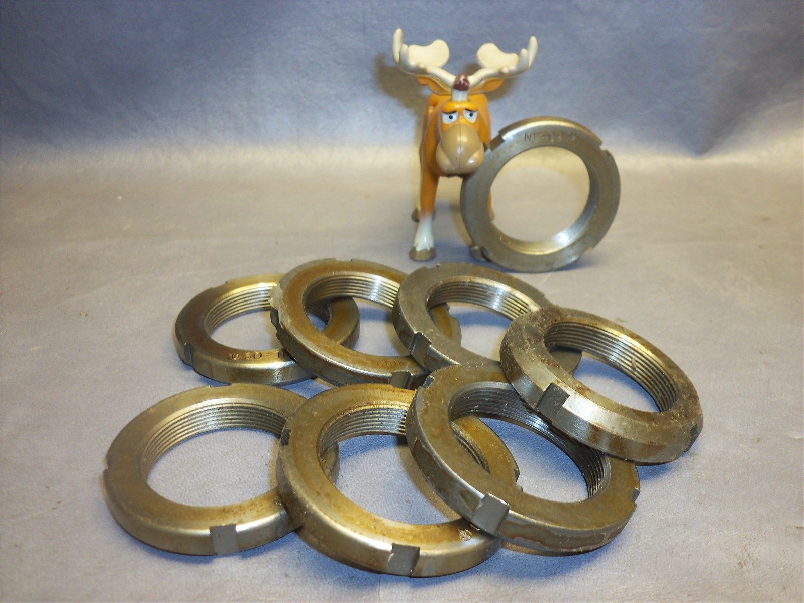 N1-09 Bearing Locknut No. 9 / 18 Threads per Inch Lot of 8