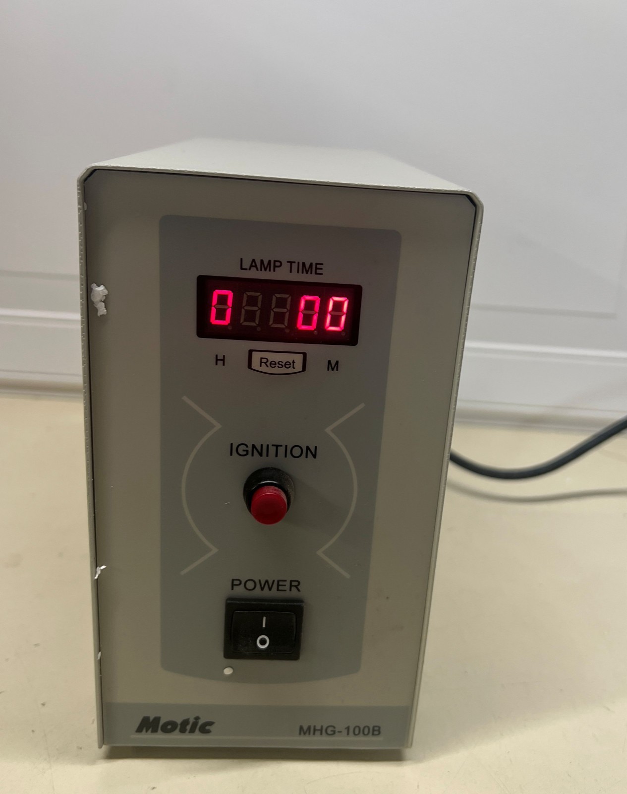 Motic MHG-100B Mercury Light Source Power Supply Not Tested For Parts or Repair
