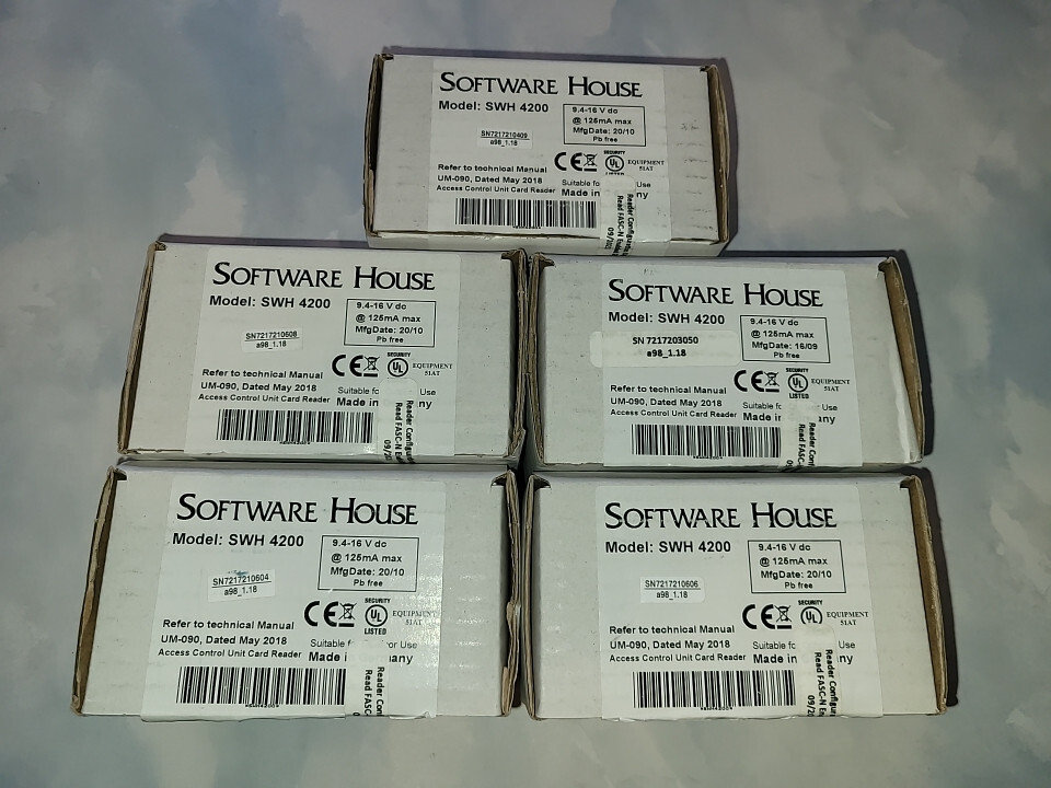 5x SWH-4200 Multi-Technology Wiegand Output Reader 125Khz & 13.56Mhz