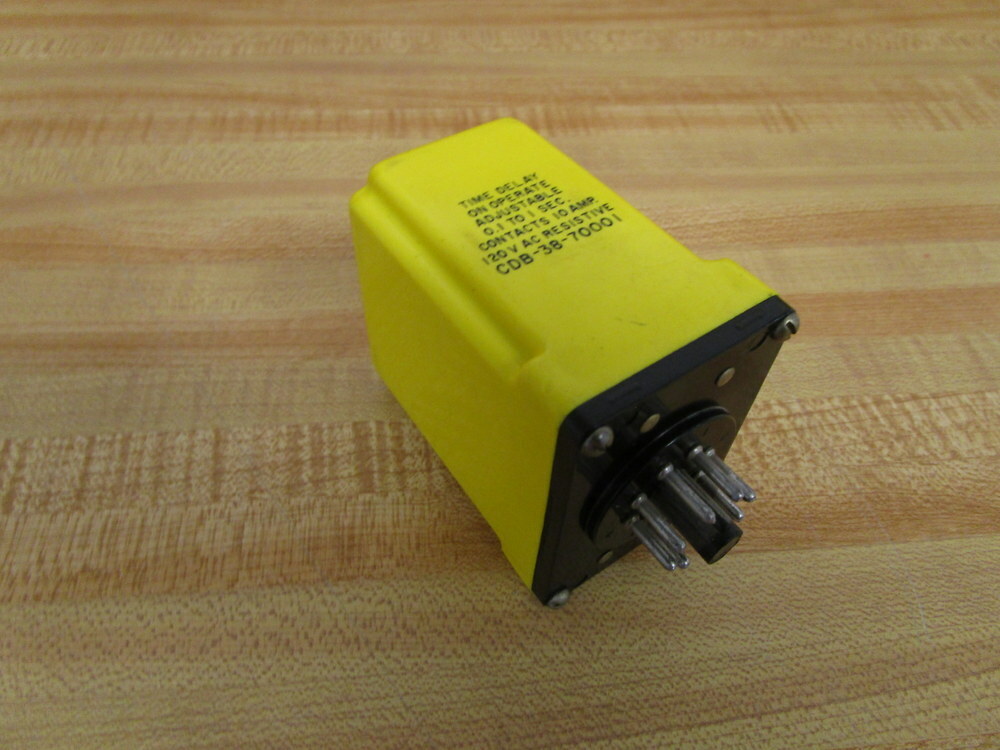 AMF Potter & Brumfield CDB-38-70001 Time Delay Relay CDB3870001 W/O Knob