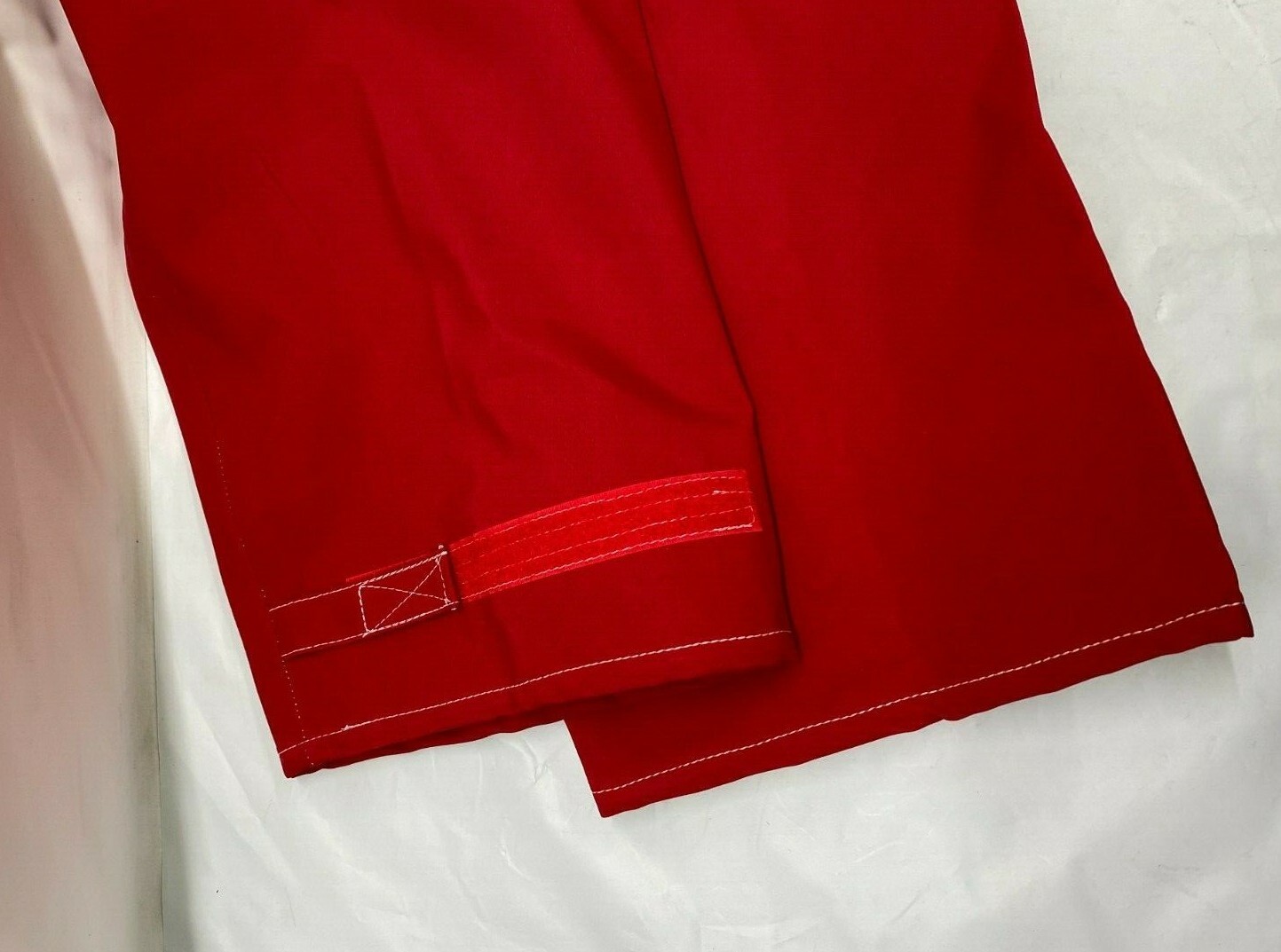 AlphaTec Polyester Bib Overall, Red, Medium