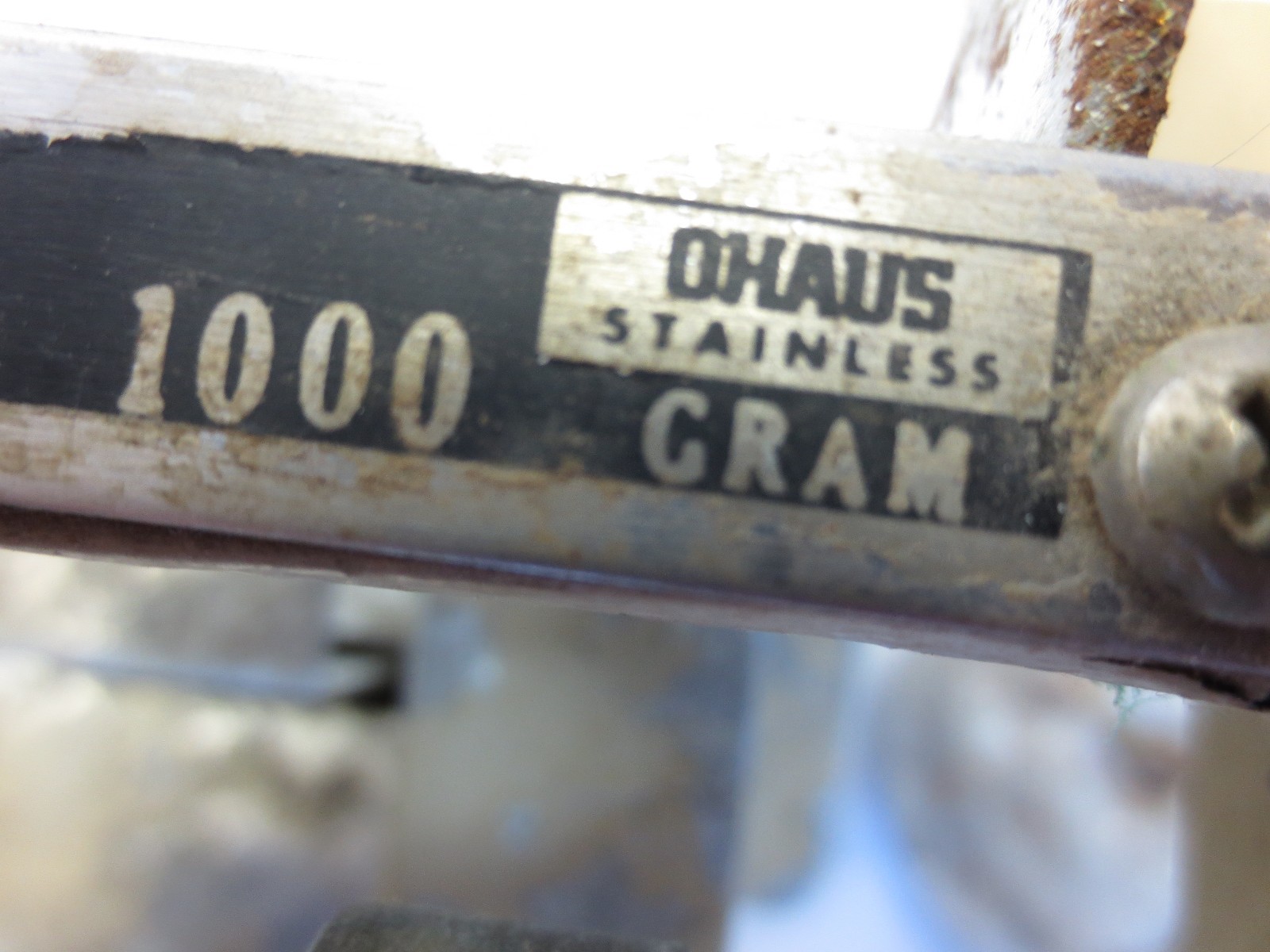 OHAUS TRIPLE BEAM SCALE – 20kg / 45lb CAPACITY – NO WEIGHTS