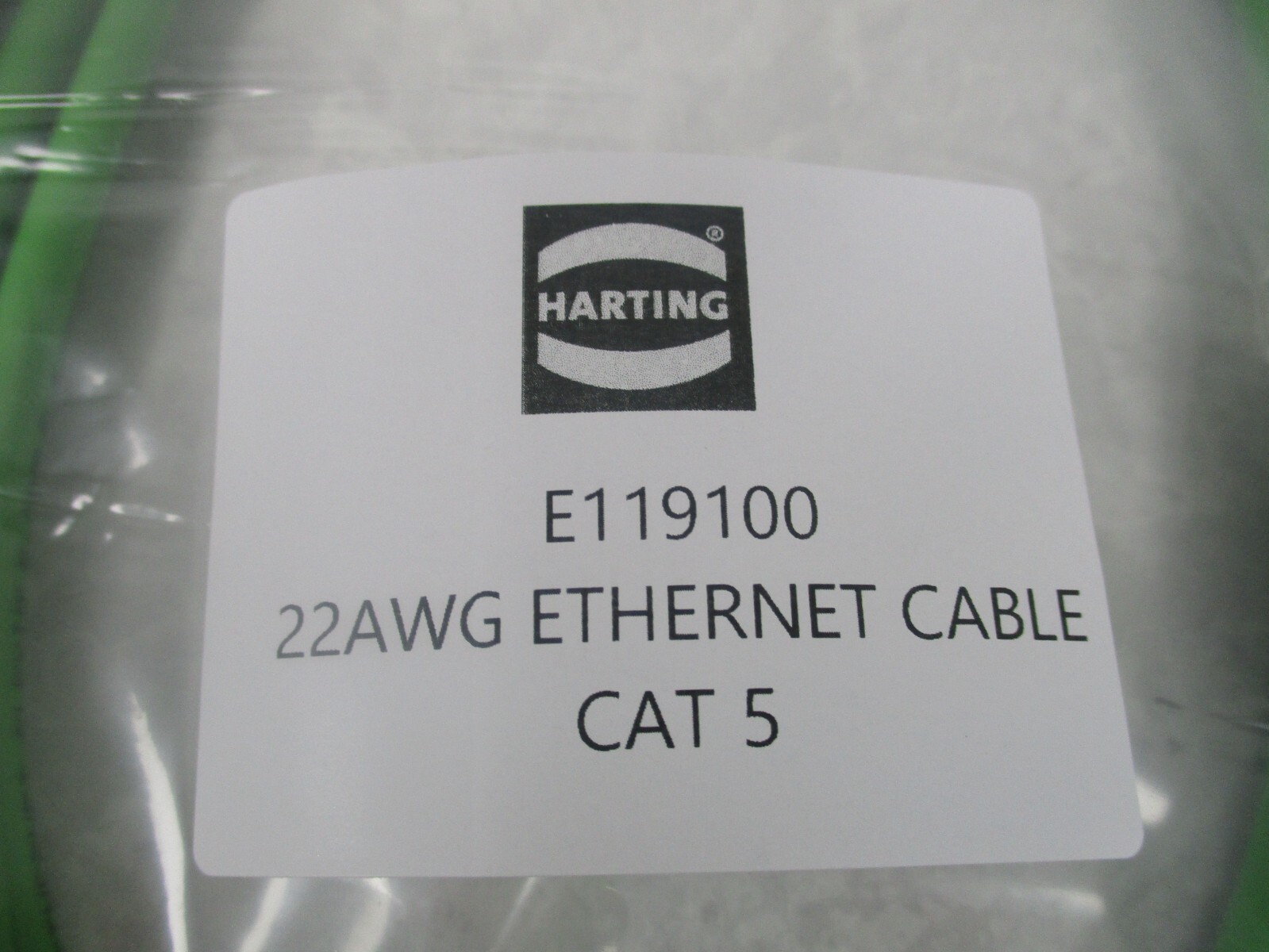 HARDING E119100 22AWG ETHERNET CABLE, CAT 5, V0655