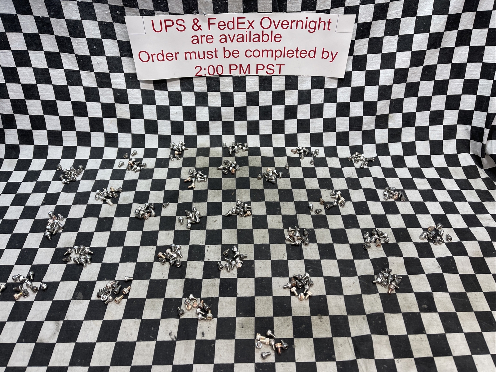 Vented Flat head Phillips screw 8-32 X 3/16″ long, LOT OF 279 SHIPSAMEDAY#1231Q1