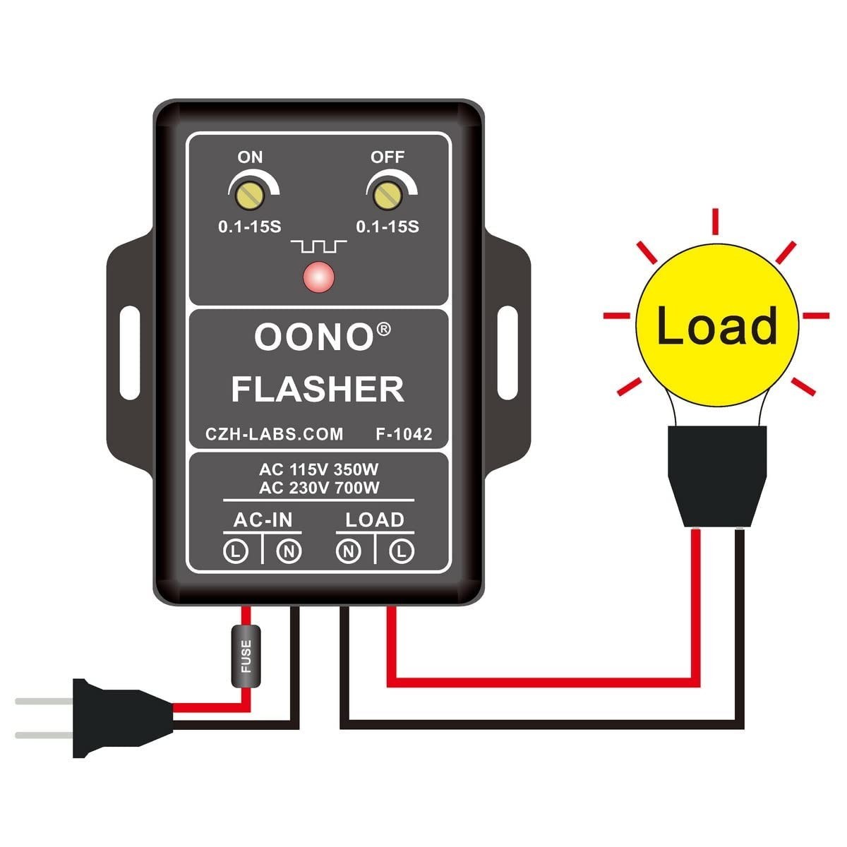 Solid-State 3A Flasher for Transformers