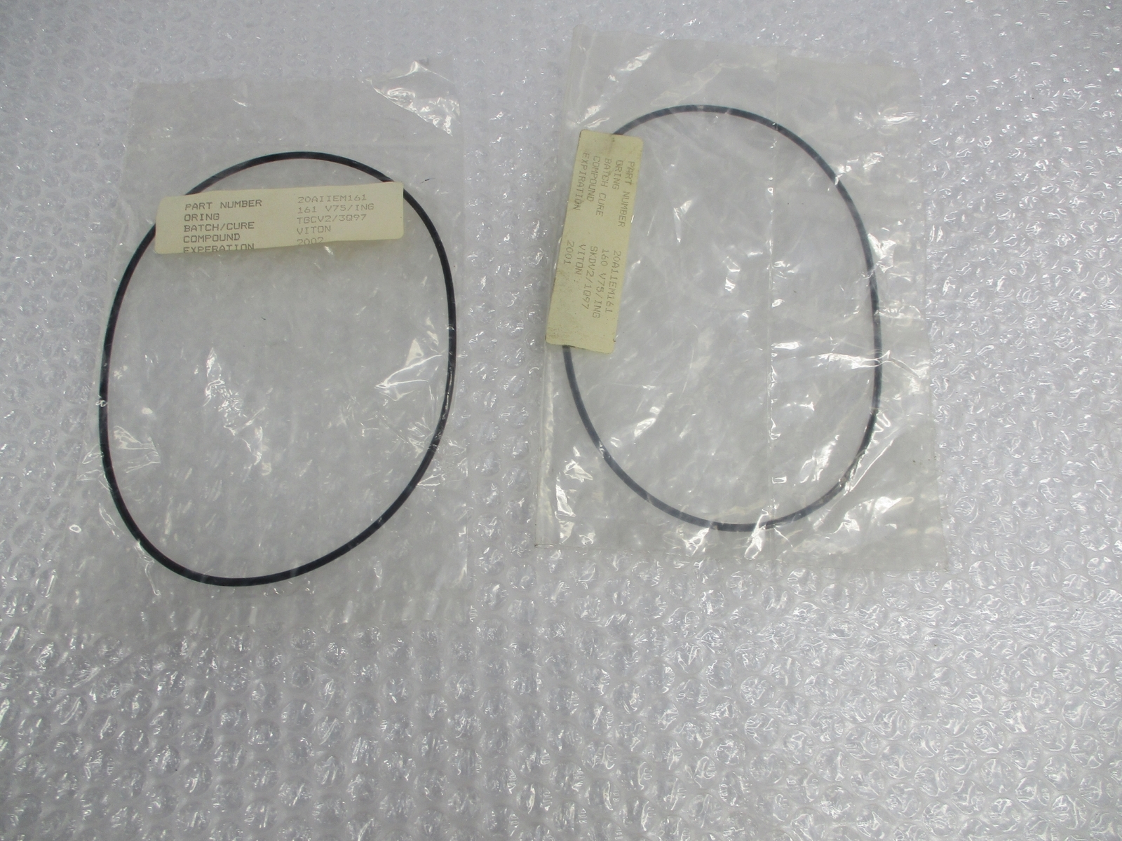 VITON 20AIIEM161 O-RING LOT OF 2 NSNP