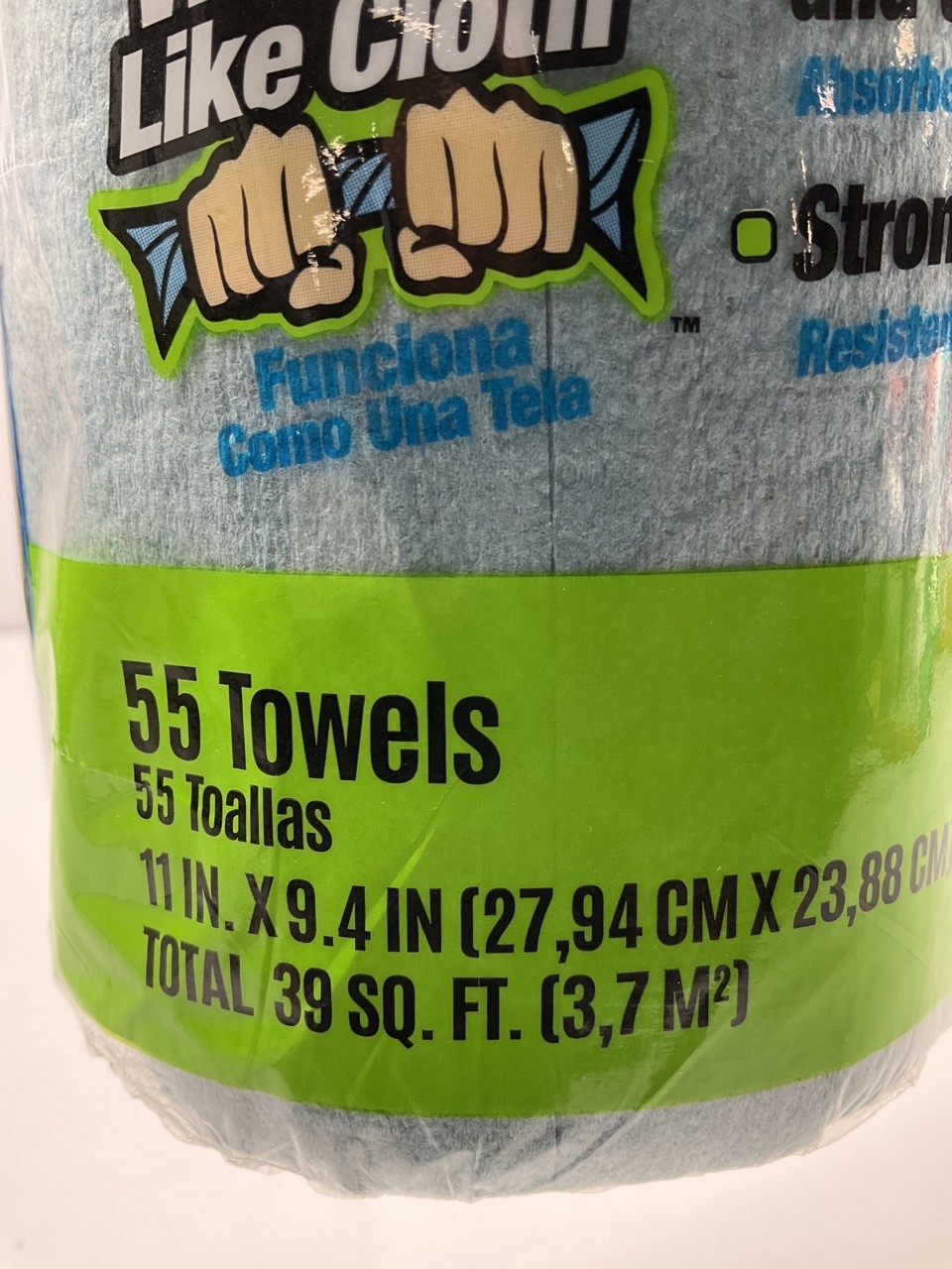 Sellars 54400 Blue Shop Paper Towel Recycled Disposable 11″ L X 9″ W 55 Shets