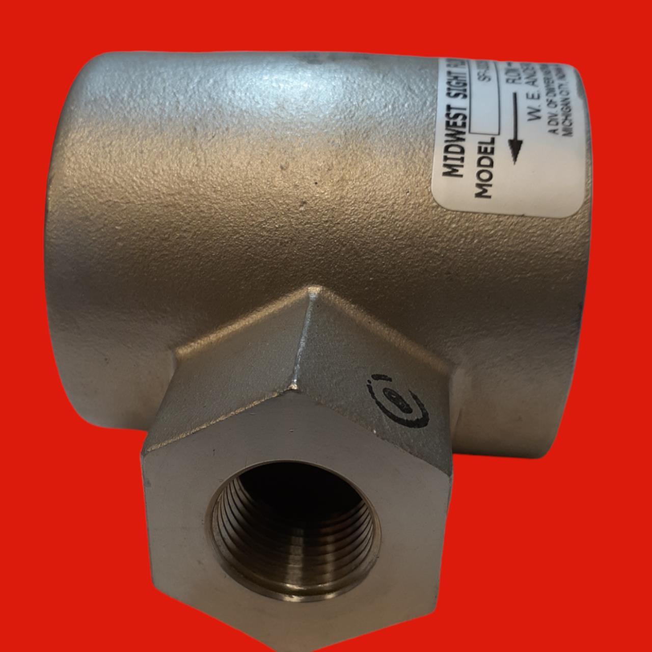 W.E. Anderson SFI-300SS-1/2 Midwest Sight Flow Indicator