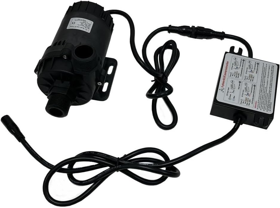 SHYSKY Heavy Duty Low Noise 24V 120W Micro Brushless DC Water Pump DC60G-24120S-