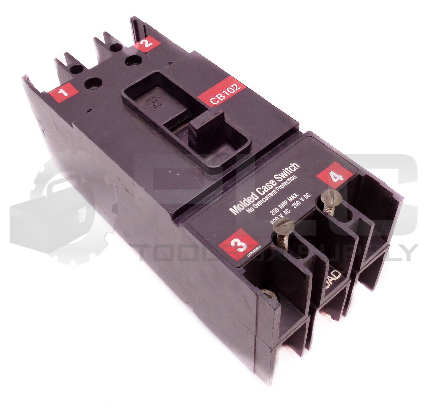 WESTINGHOUSE 223P448H01A MOLDED CASE SWITCH CB102 250AMP 600VAC 250VDC