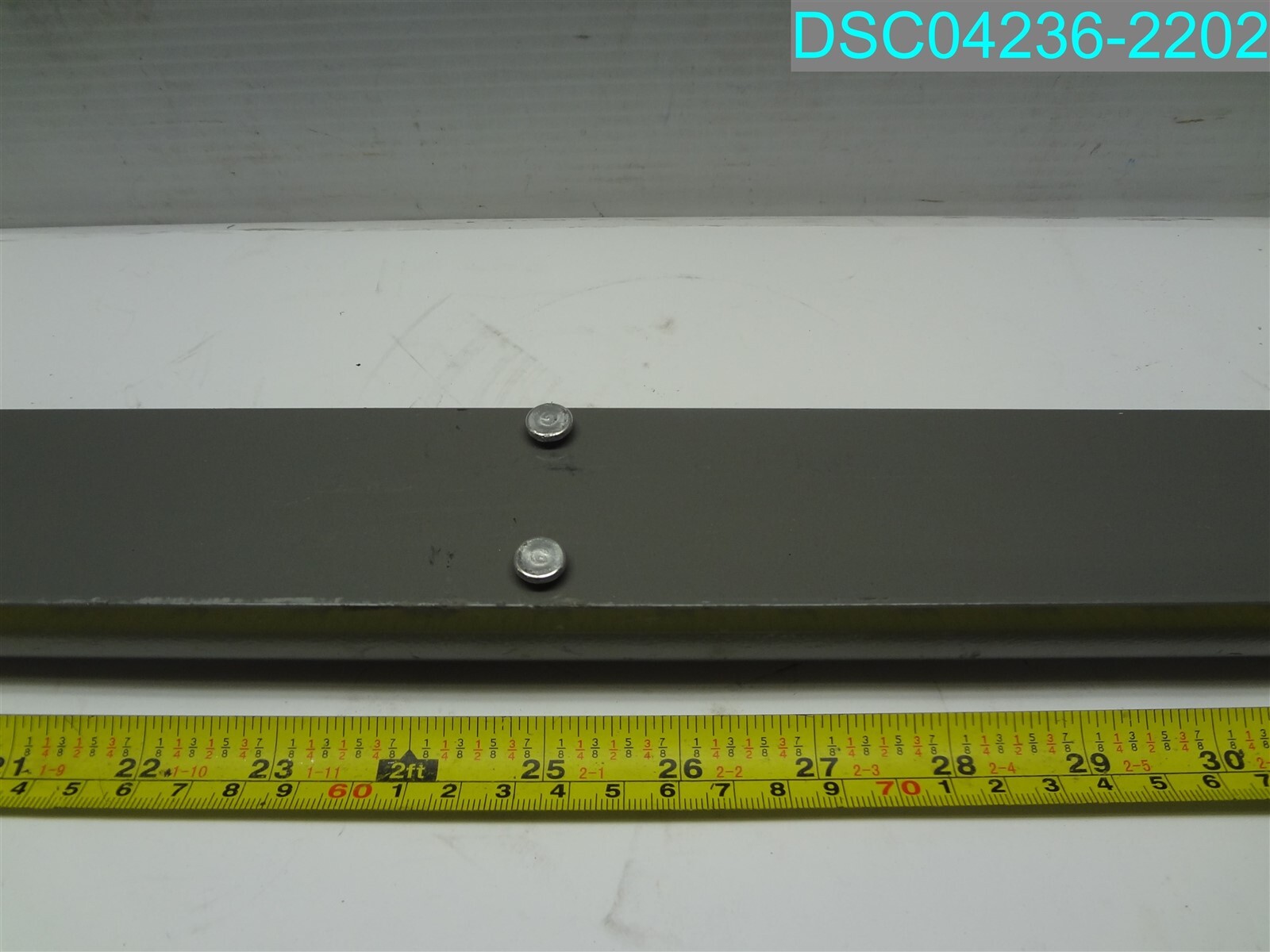 QTY=8: Global 47″ x 2-5/8″ X 1″ Gray Shelf Brackets