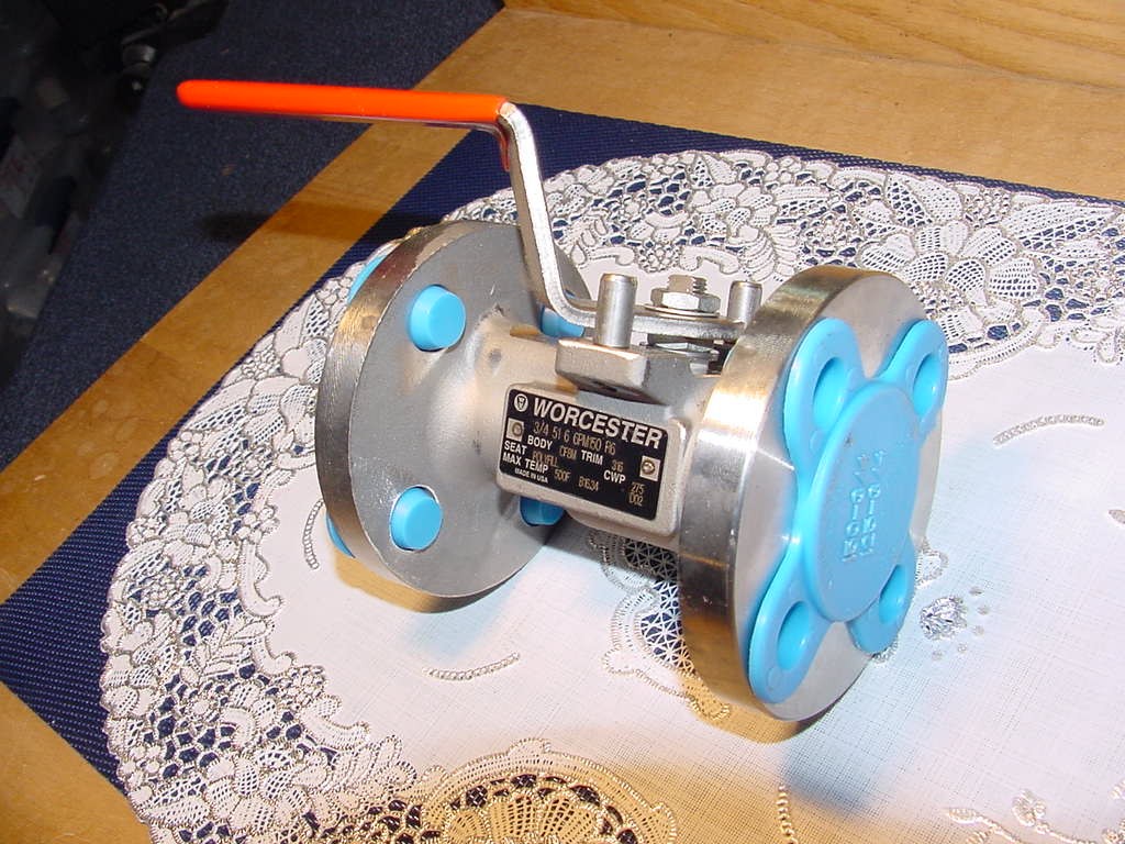 Worchester 3/4 51 6 6PM150 R6, Ball Valve, 3/4 Inch, CF8M, 316 S/S, PolyEll Seat