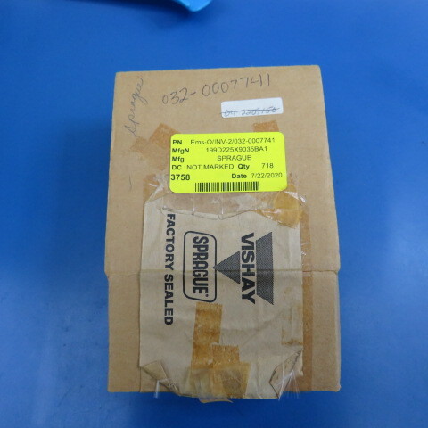 SPRAGUE 199D225X9035BA1 Qty of 125 per Lot 2.2uF 10% 35V Tant +85C