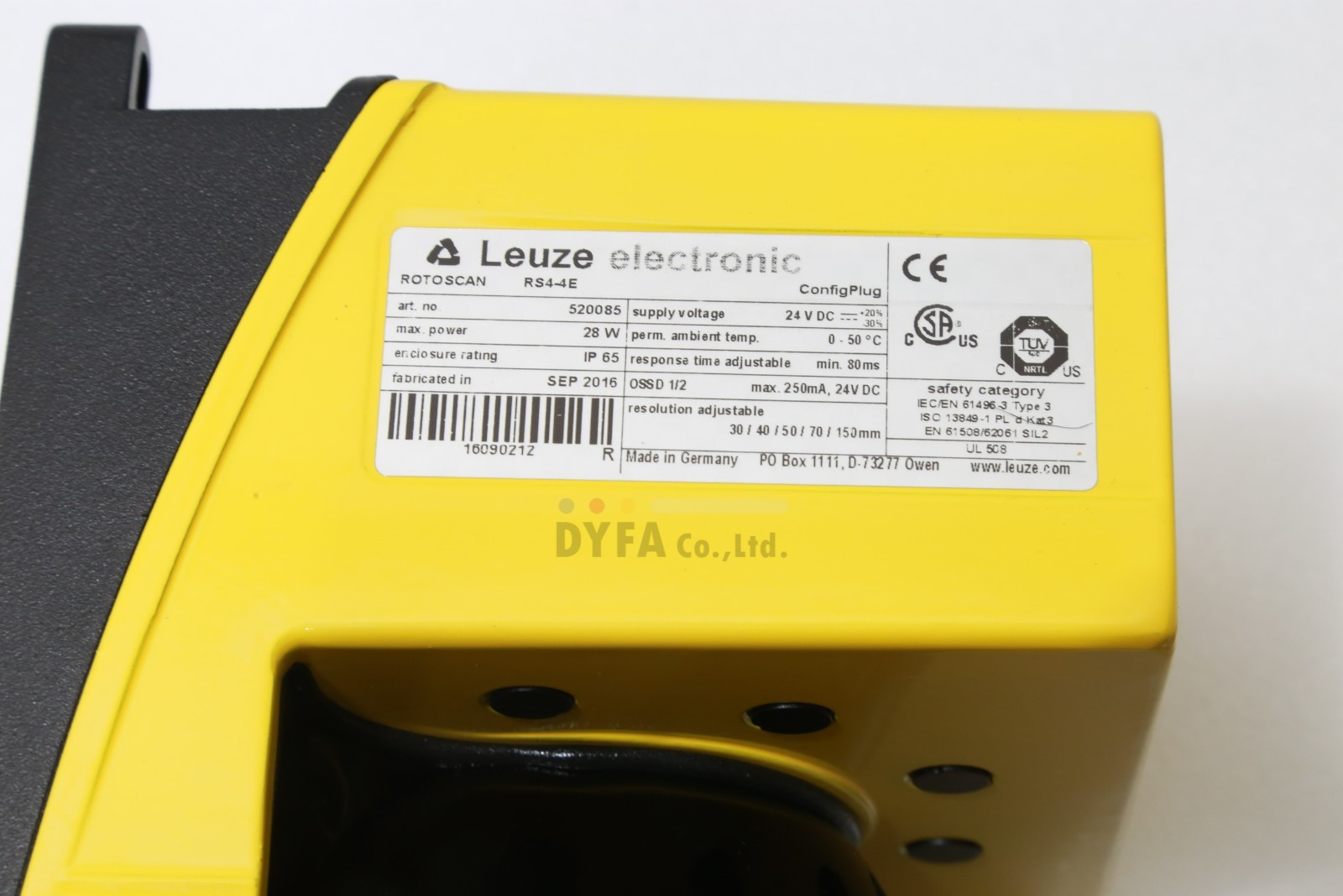LEUZE Genuine NIB ROTOSCAN RS4-4E Art No.520085 SEN-I-2705=9A47